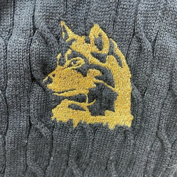 The Limited Women’s Navy Blue V Neck Classic Preppy Cardigan Size Small - Picture 3 of 9